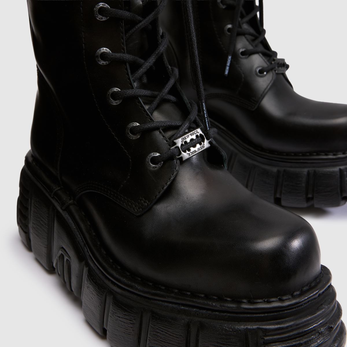 NEW ROCK Knee High Buckle in Black NEW ROCK Knee High Buckle 4