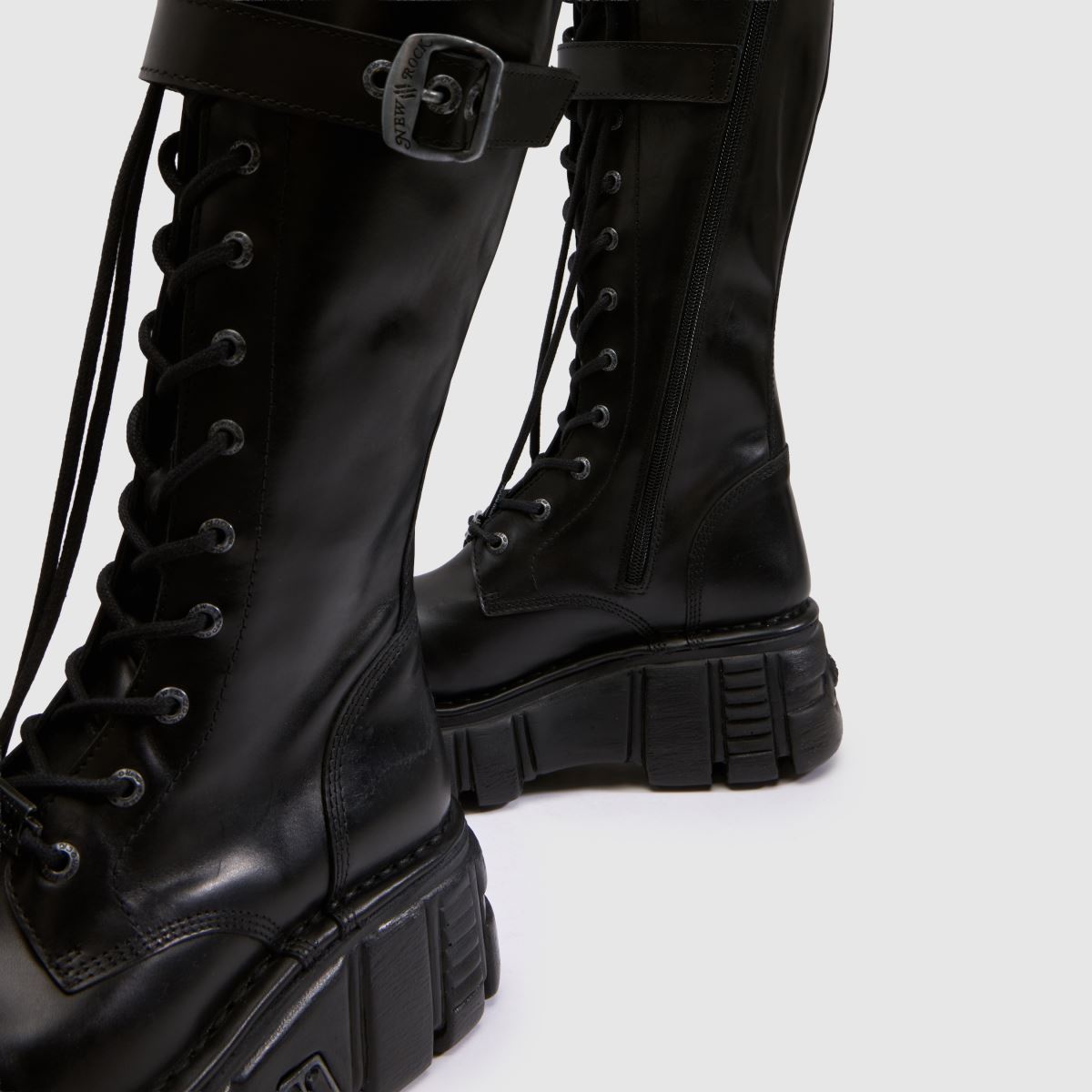 NEW ROCK Knee High Buckle in Black NEW ROCK Knee High Buckle 7