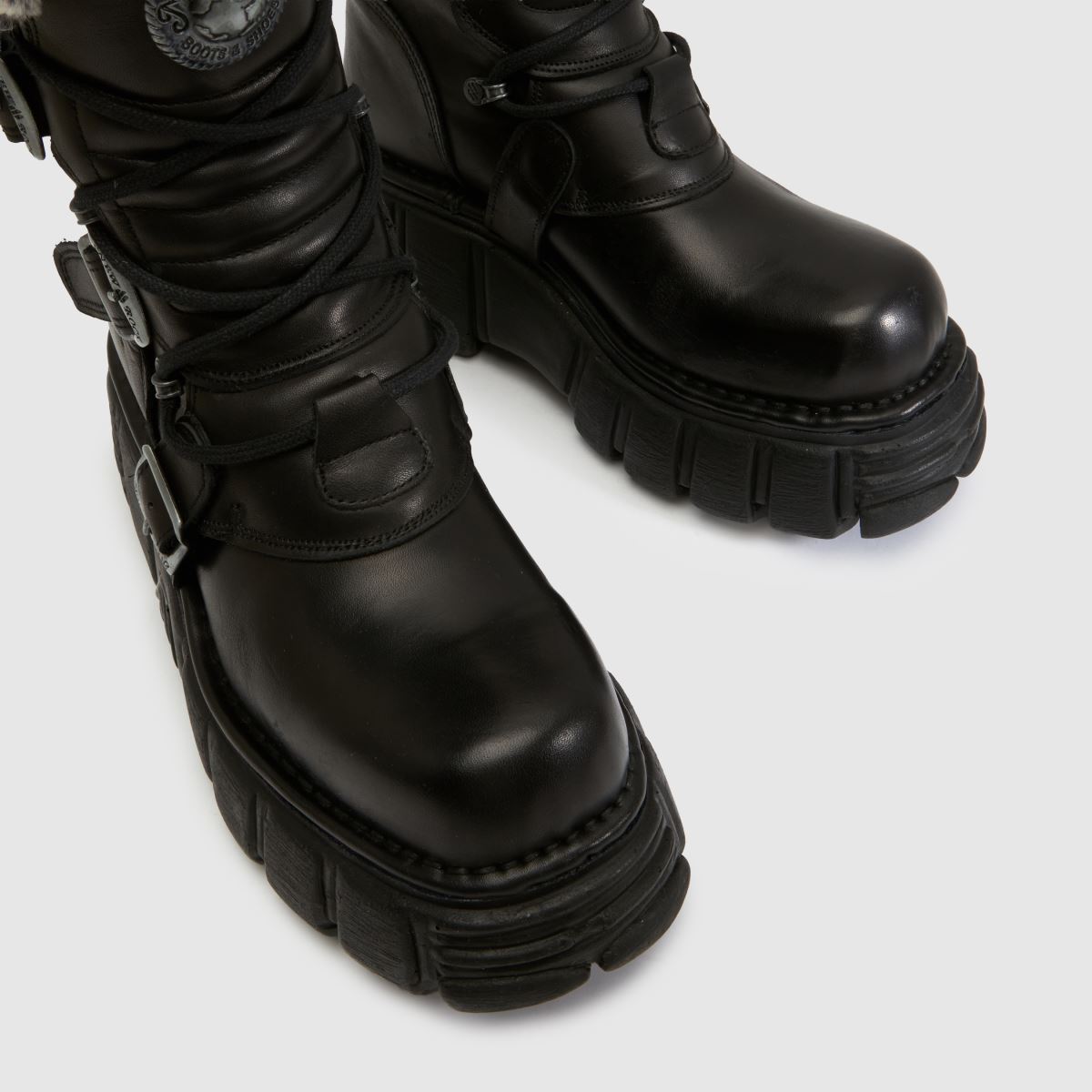 NEW ROCK Fur Buckle in Black NEW ROCK Fur Buckle 4