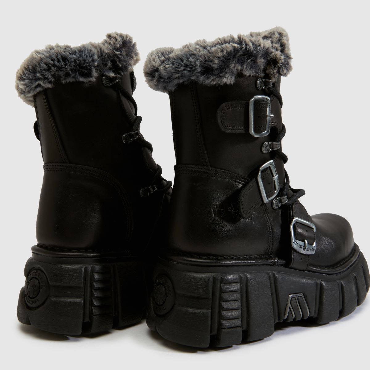 NEW ROCK Fur Buckle in Black NEW ROCK Fur Buckle 7