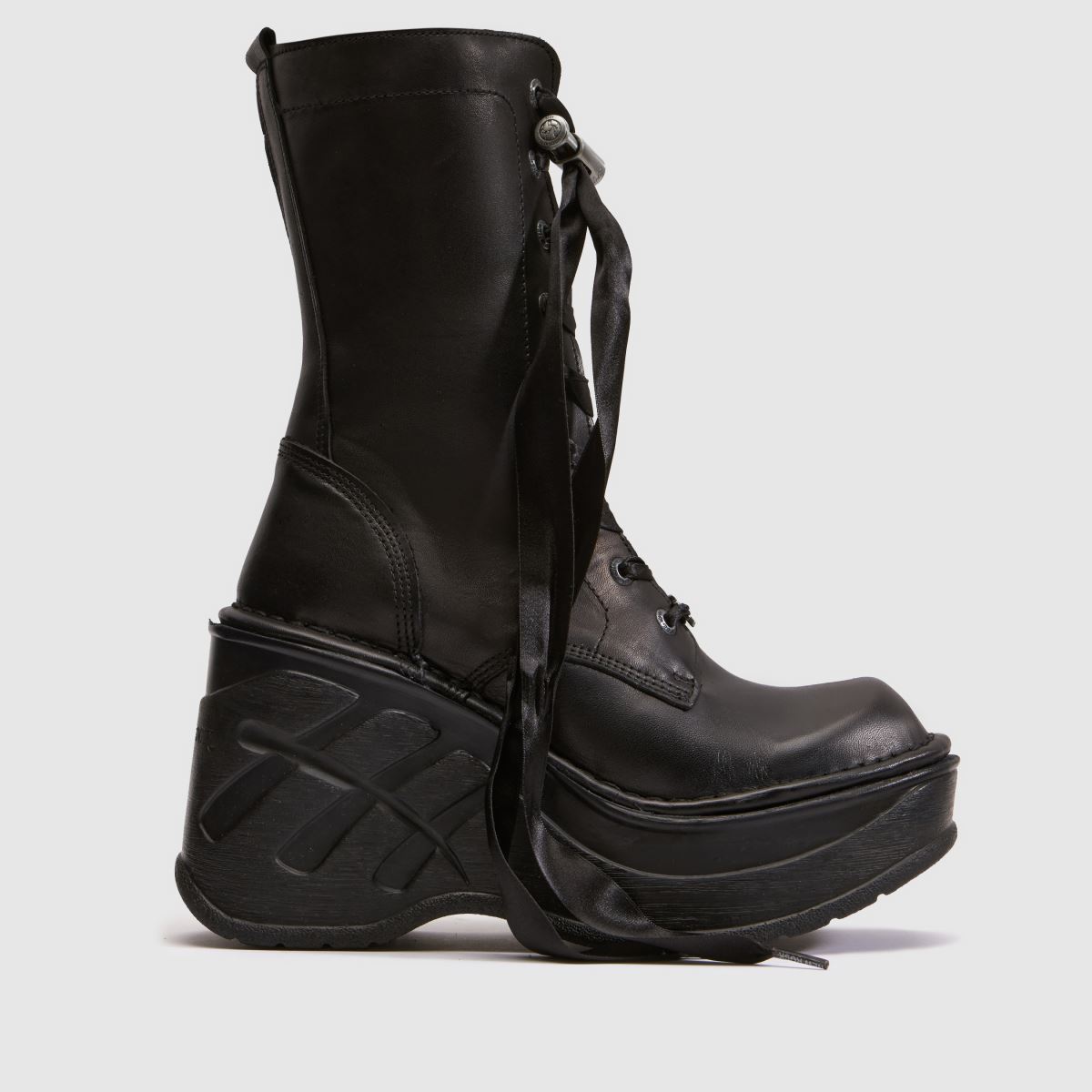 NEW ROCK Wedge in Black NEW ROCK Wedge
