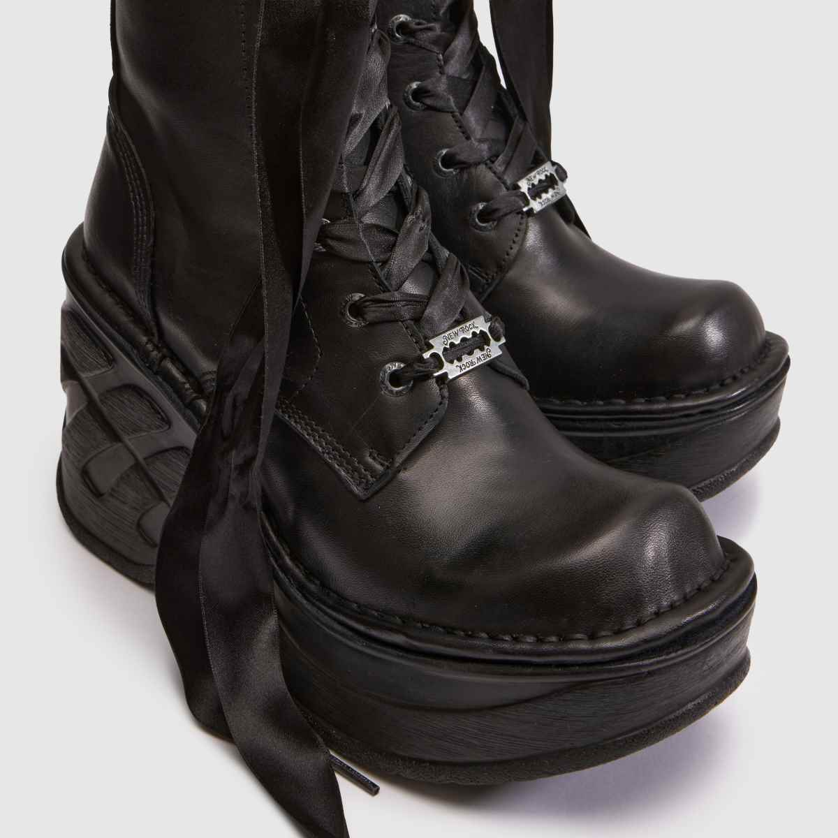 NEW ROCK Wedge in Black NEW ROCK Wedge 4