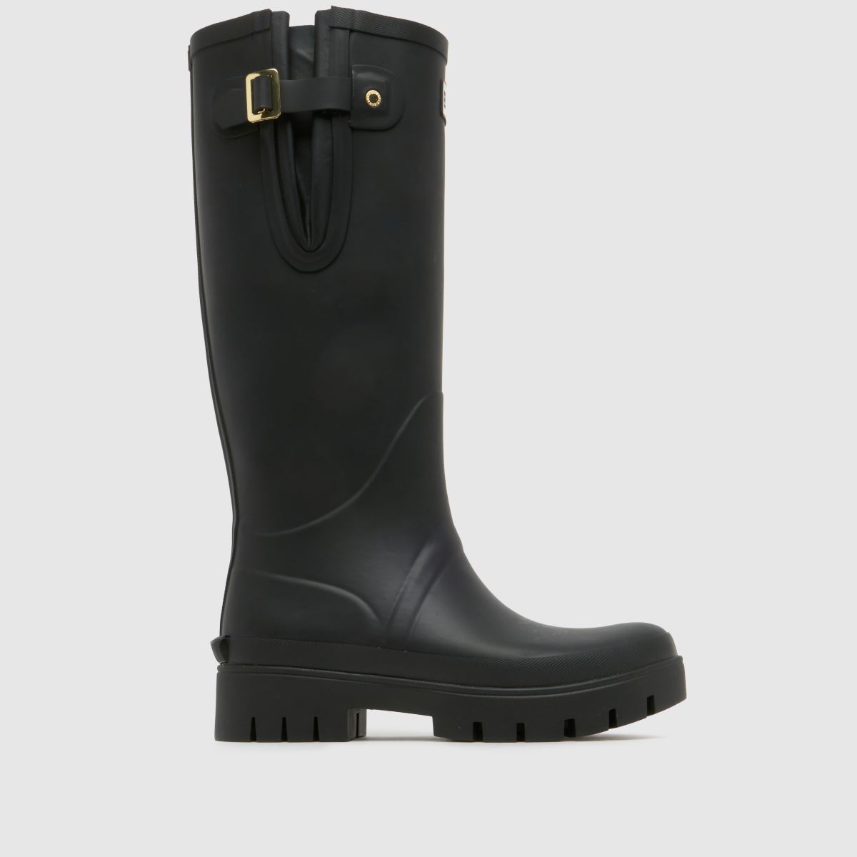 Barbour Leighton Tall Wellie Boots in Black