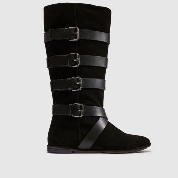 schuh Black Dorsten Suede Pirate Womens Boots