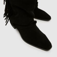 schuh Dizzy Suede Tassel Western in Black schuh Dizzy Suede Tassel Western,3 of 4