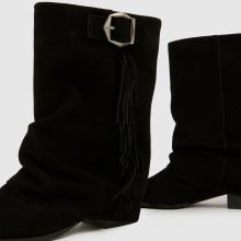 schuh Dizzy Suede Tassel Western in Black schuh Dizzy Suede Tassel Western,4 of 4