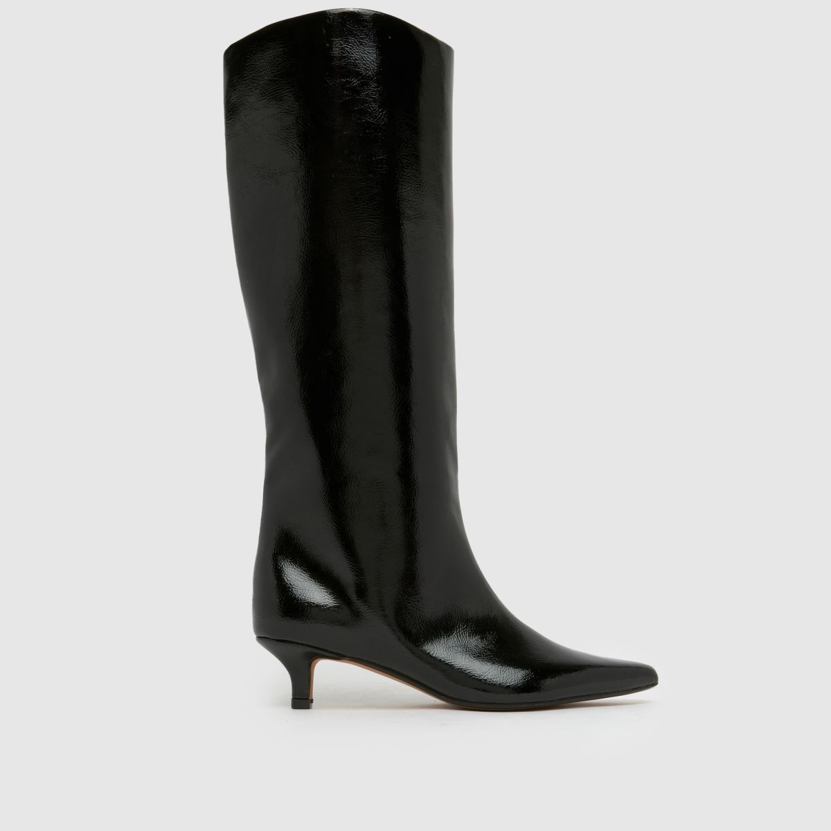 schuh Dorothy Kitten Heeled Boots in Black