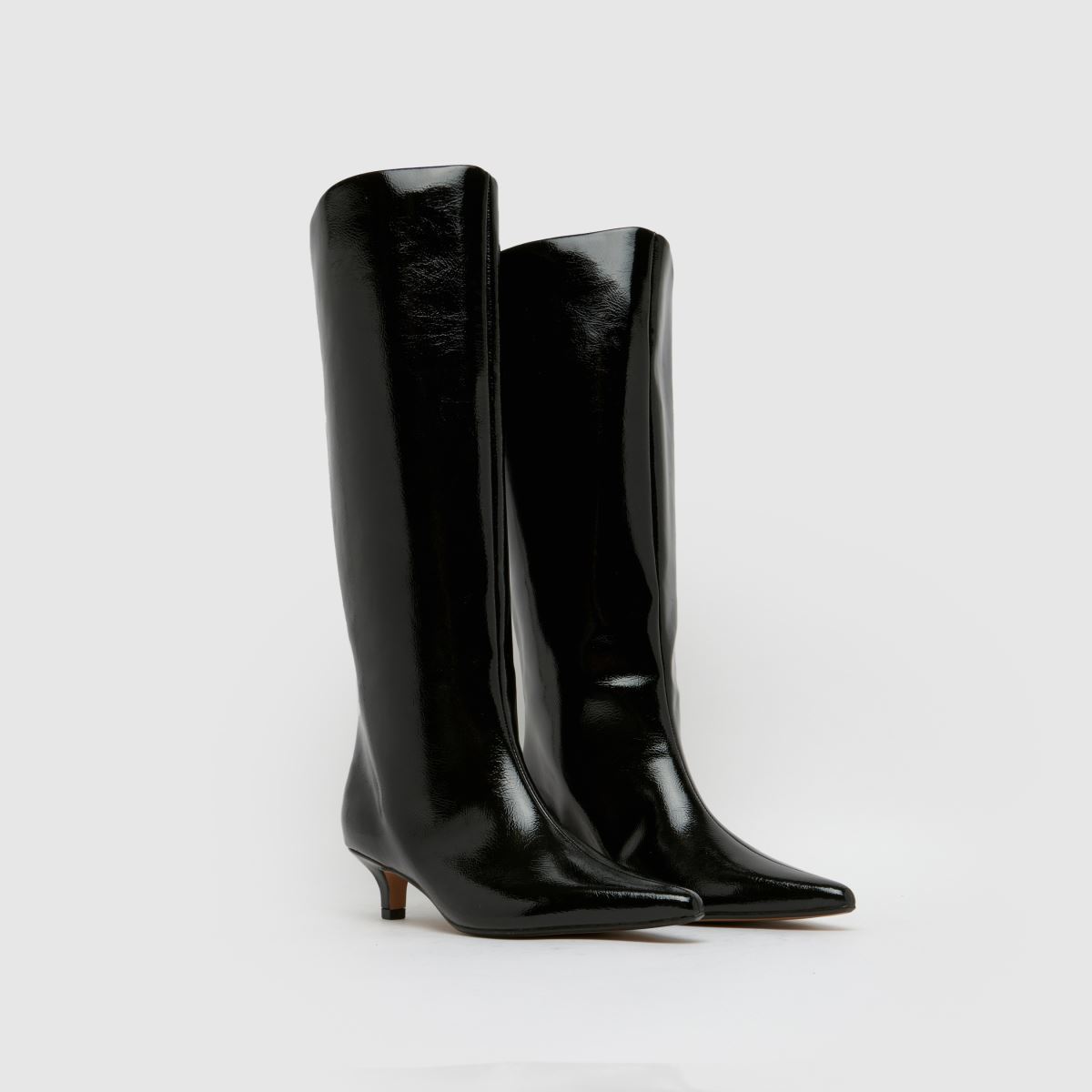 schuh Wide Fit Dorothy Kitten Heeled in Black schuh Dorothy Kitten Heeled 8