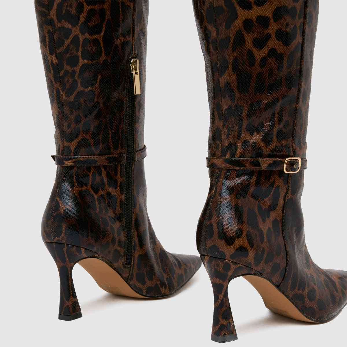 schuh Demi Buckle Knee in Brown Multi schuh Demi Buckle Knee 7