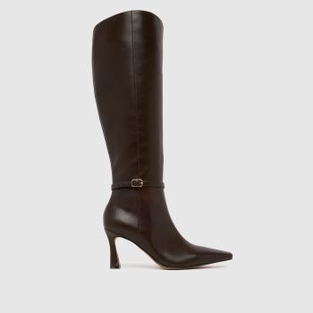 schuh Brown Demi Knee High Womens Boots
