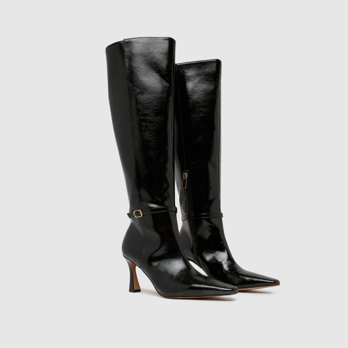 schuh Demi Buckle Knee in Black schuh Demi Buckle Knee 8