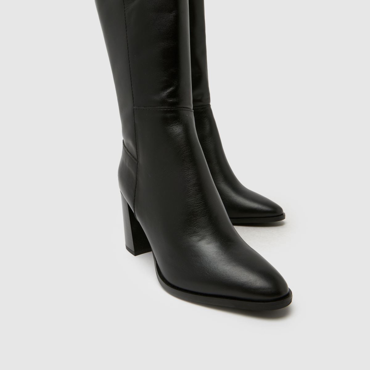 schuh Dami Leather Knee in Black schuh Dami Leather Knee 4