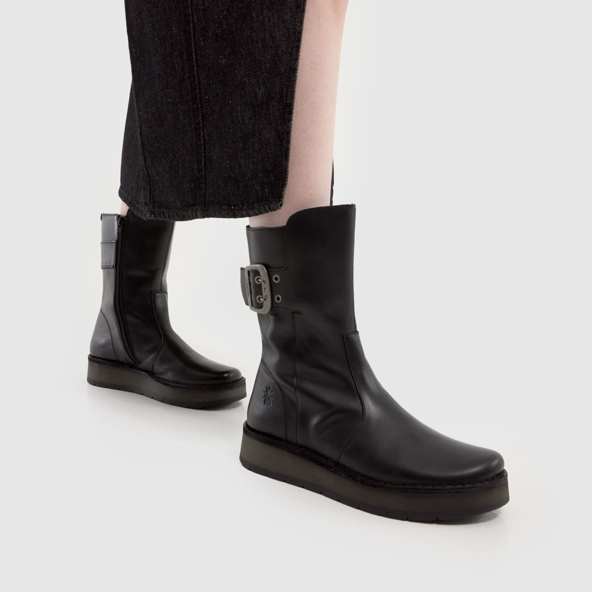 Fly London Razy Calf in Black Fly London Razy Calf 8