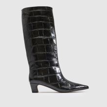 schuh Dollie Croc Pull On in Black schuh Dollie Croc Pull On,1 of 4