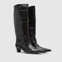 schuh Dollie Croc Pull On in Black schuh Dollie Croc Pull On,2 of 4