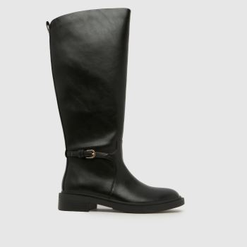 schuh Black Daniela Riding Boot Womens Boots