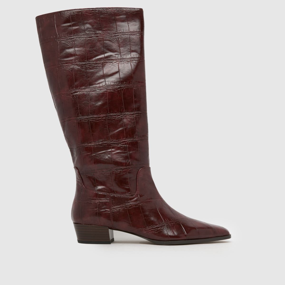 schuh Danika Pixie Boots in Burgundy