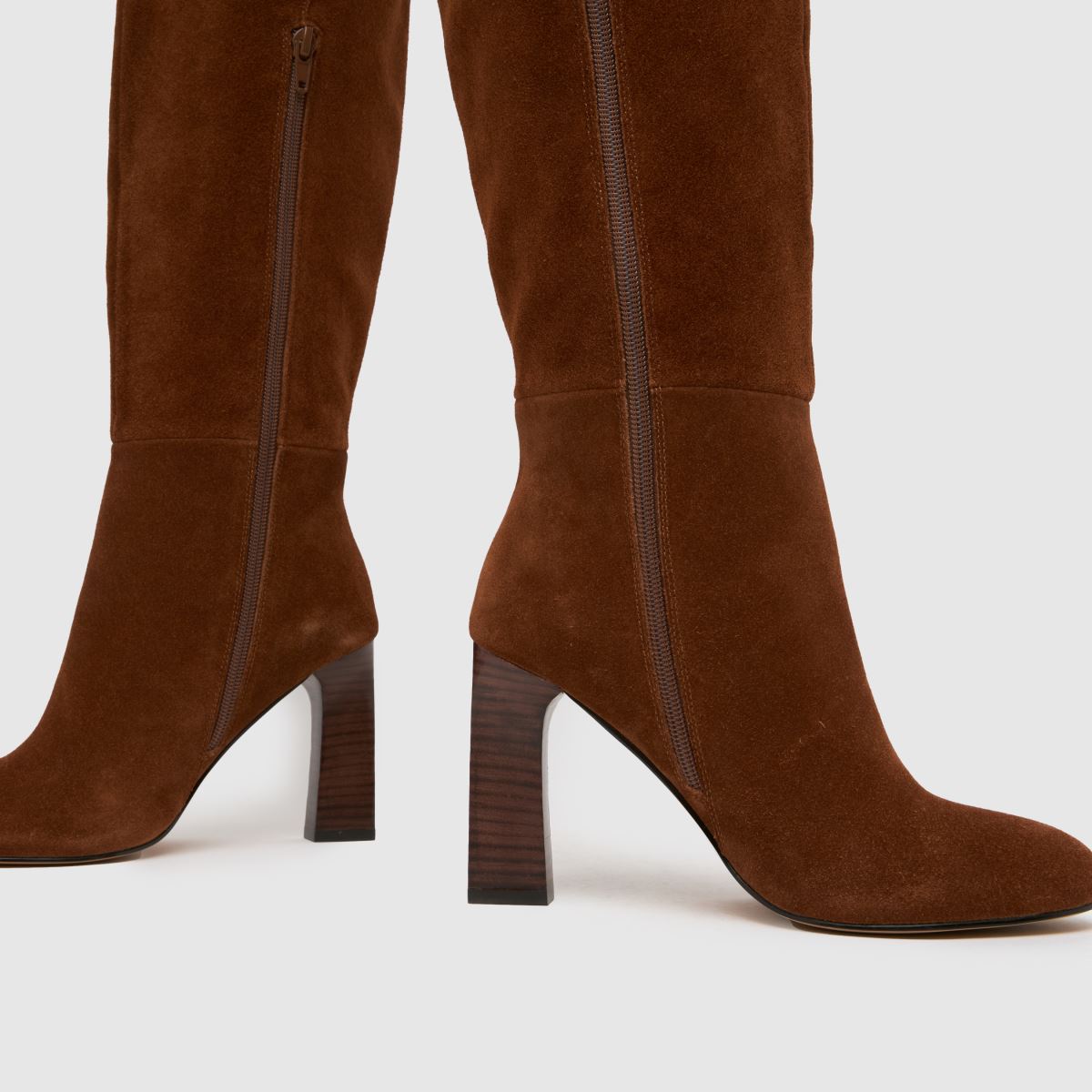 schuh Draya Suede Knee High in Brown schuh Draya Suede Knee High 4