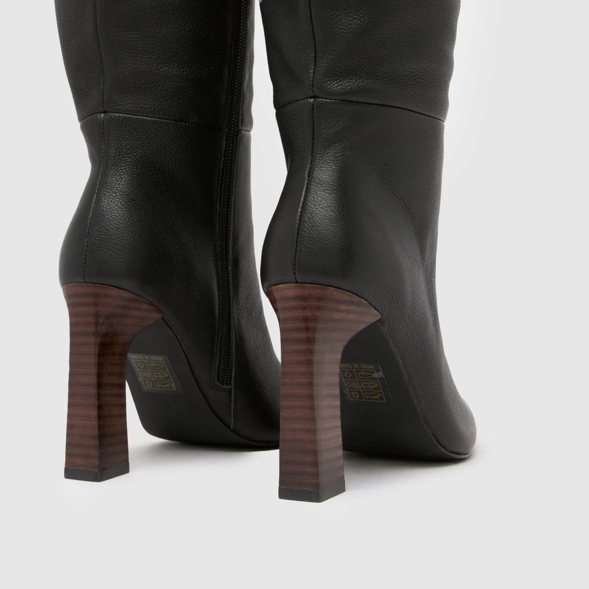 schuh Draya Leather Knee High in Black schuh Draya Leather Knee High 4