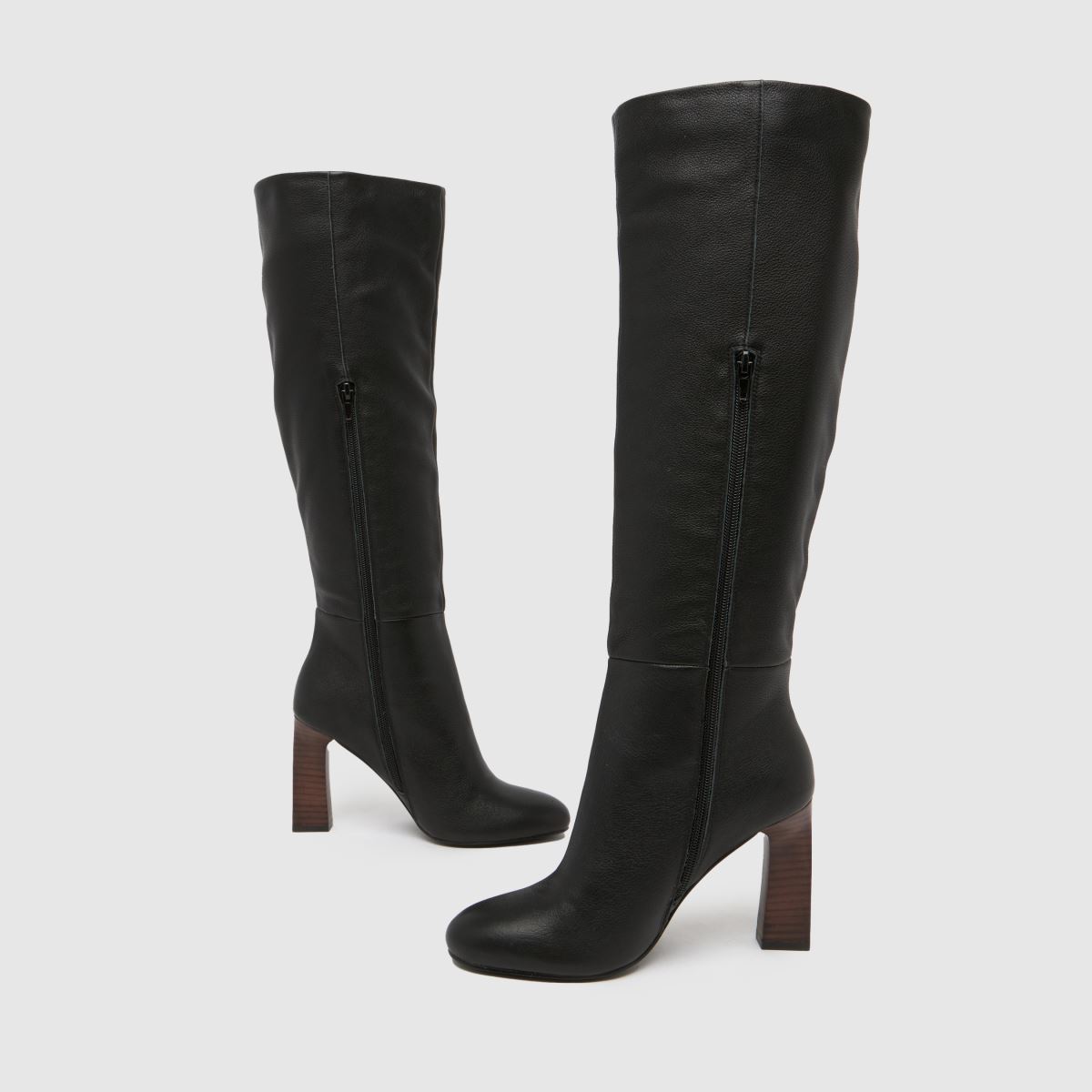 schuh Draya Leather Knee High in Black schuh Draya Leather Knee High 7