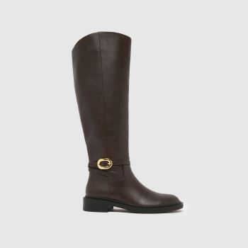 schuh Brown Dory Riding Womens Boots