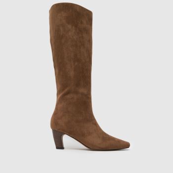 schuh Taupe Delia Knee High Boot Womens Boots