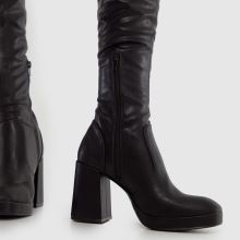 schuh della platform knee boot