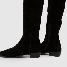 schuh Daffy Suede Over The Knee in Black schuh Daffy Suede Over The Knee,4 of 4