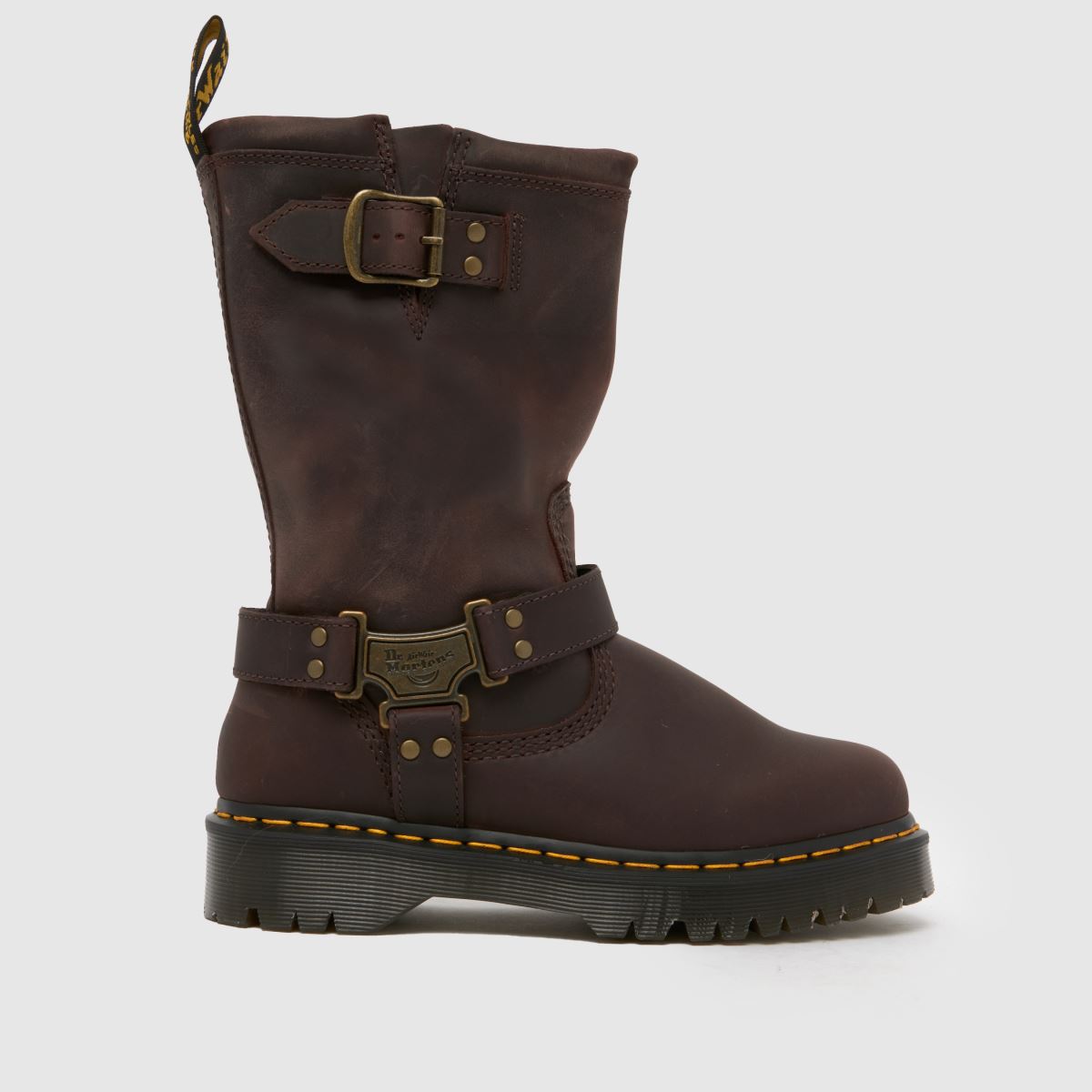 Dr. Martens Anistone Hi Boots in Dark Brown