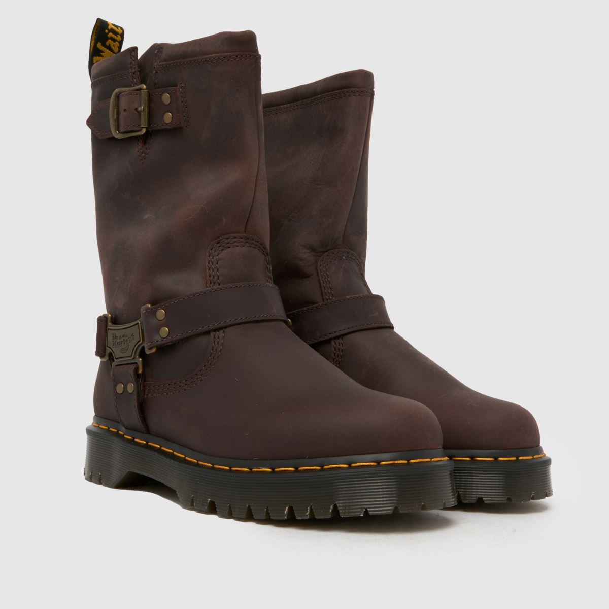 Dr Martens Anistone Hi in Dark Brown Dr Martens Anistone Hi 3
