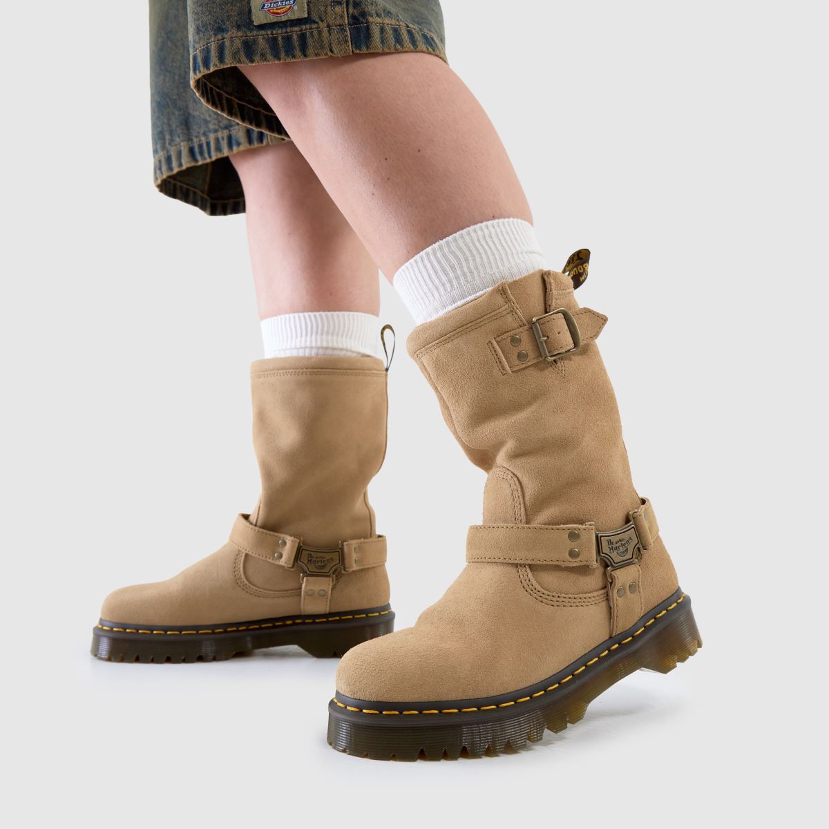 Dr Martens Anistone Hi in Beige Dr Martens Anistone Hi 8
