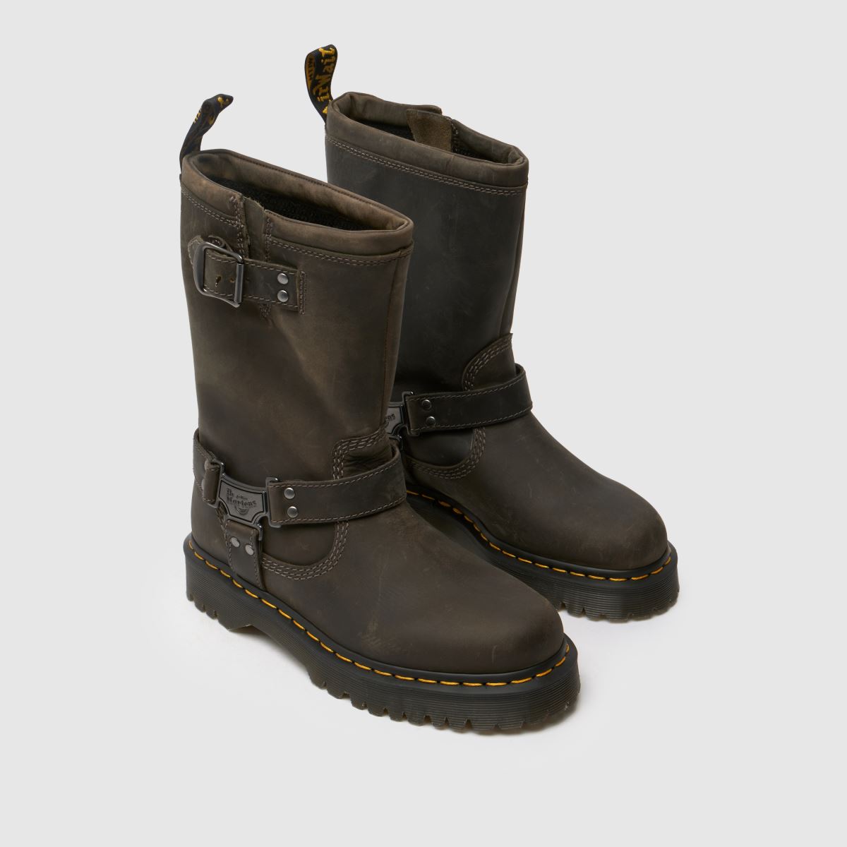 Dr Martens Anistone Hi in Grey Dr Martens Anistone Hi 4