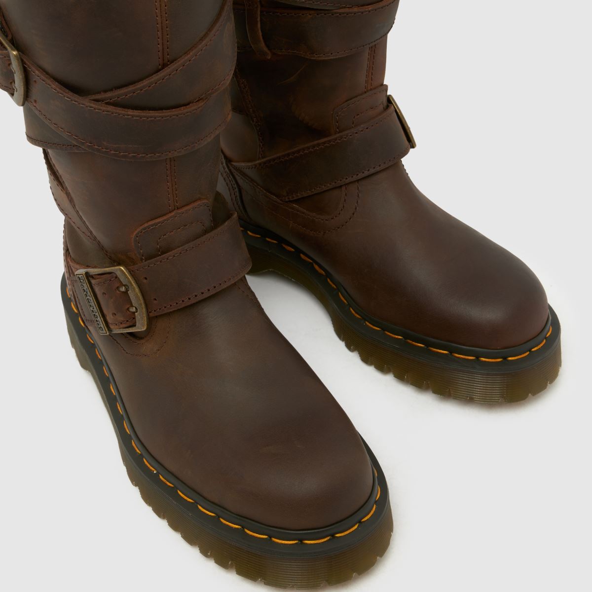 Dr Martens Anistone Strap Hi in Brown Dr Martens Anistone Strap Hi 4