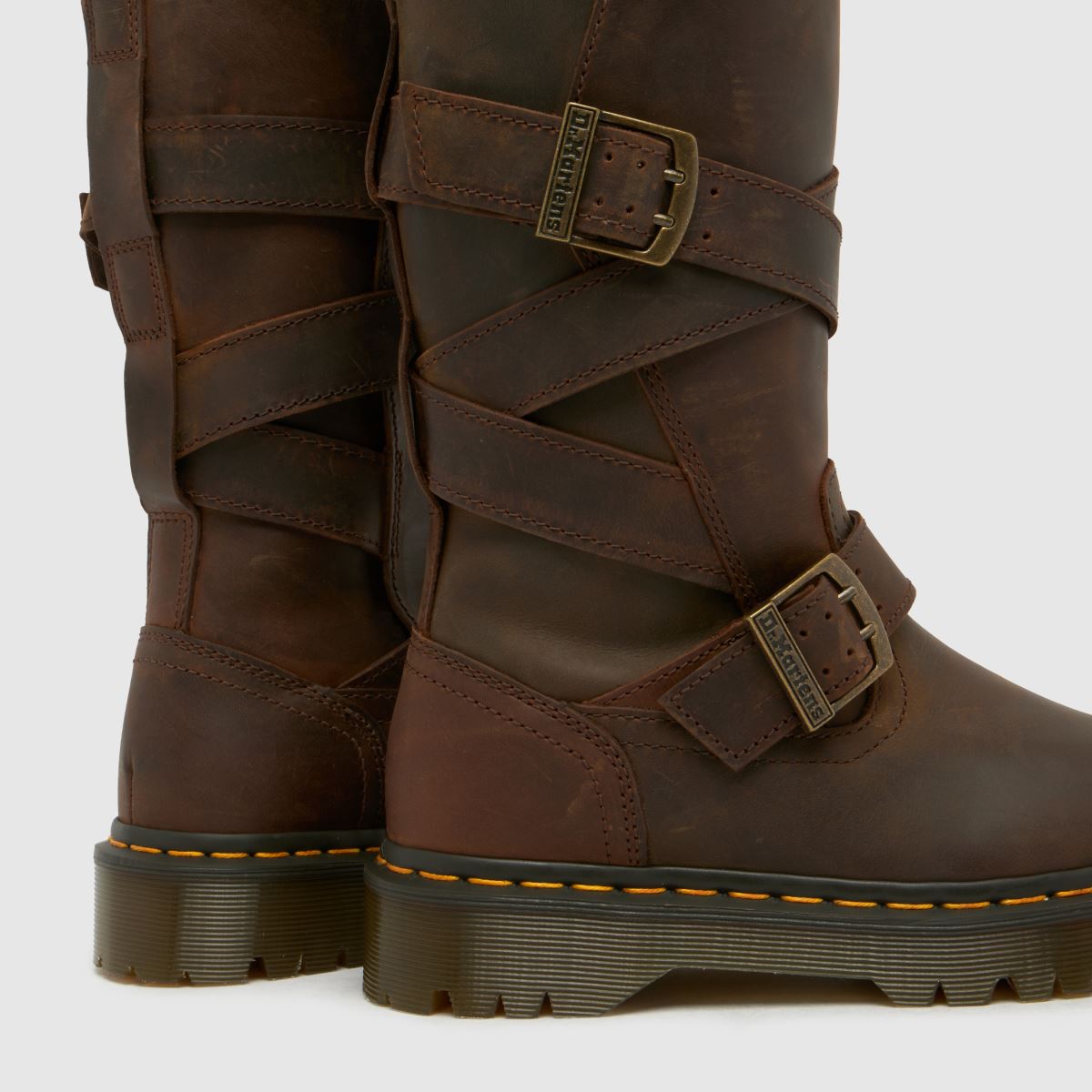 Dr Martens Anistone Strap Hi in Brown Dr Martens Anistone Strap Hi 7