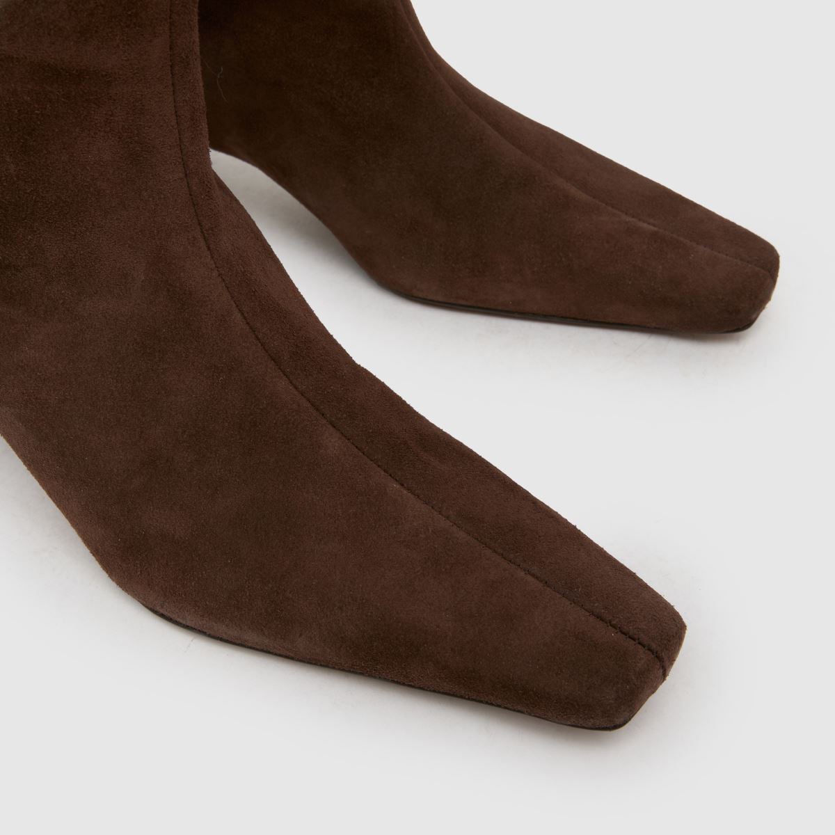 schuh Darce Suede Wide Leg Knee in Brown schuh Darce Suede Wide Leg Knee 4