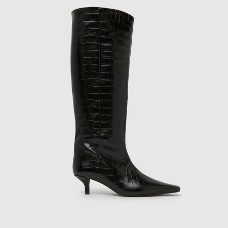 Schuh: Schuh Darce Leather Wide Leg Knee