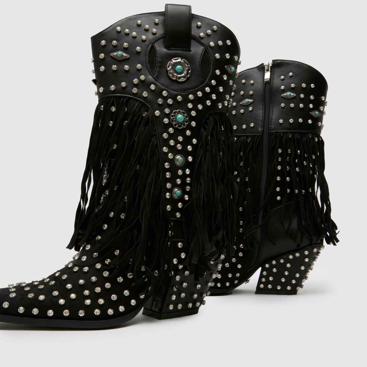 Damen Azalea Wang Schwarz Greyson Western Boots Azalea Wang Greyson Western 7