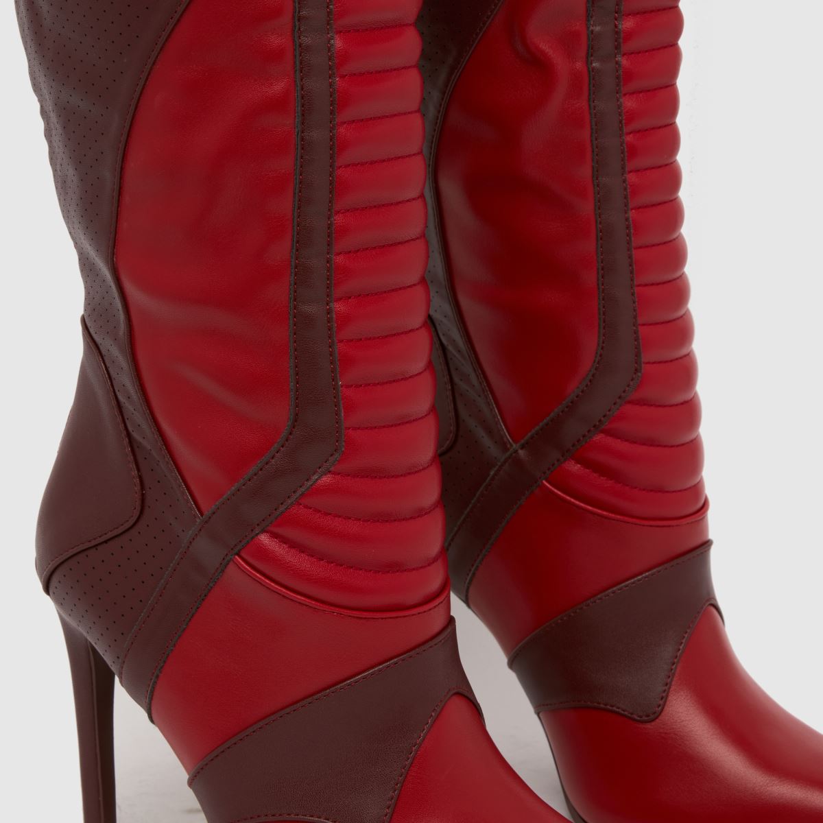 Azalea Wang Rodrigo Heeled in Red Azalea Wang Rodrigo Heeled 4