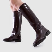 schuh Daffodil Leather Riding in Burgundy schuh Daffodil Leather Riding,2 of 4