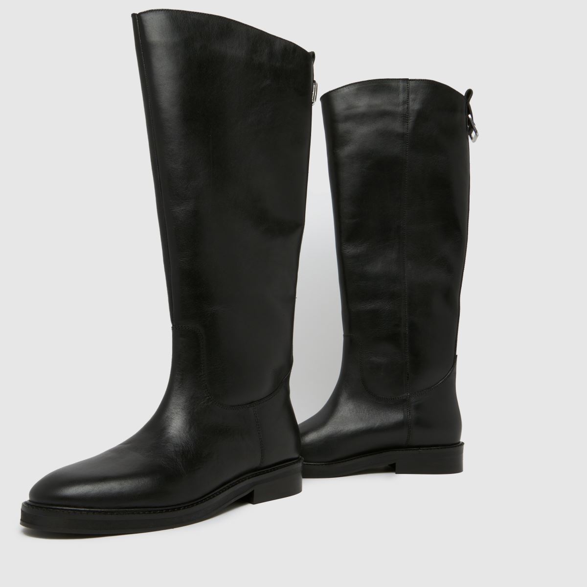 schuh Daffodil Leather Riding in Black schuh Daffodil Leather Riding 7