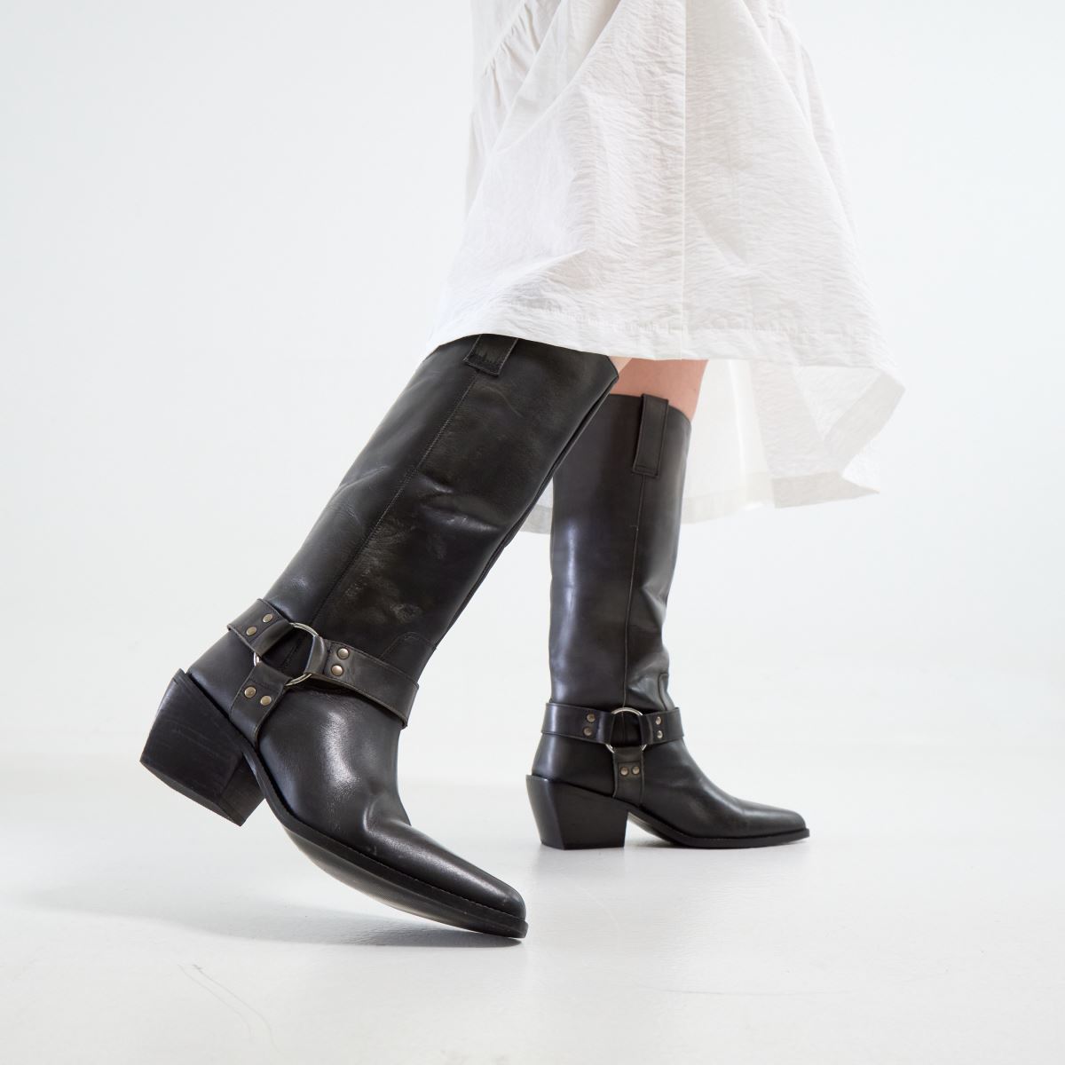 schuh Dilara Western in Grey