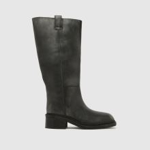 schuh Doria Leather Knee High in Black schuh Doria Leather Knee High,1 of 4