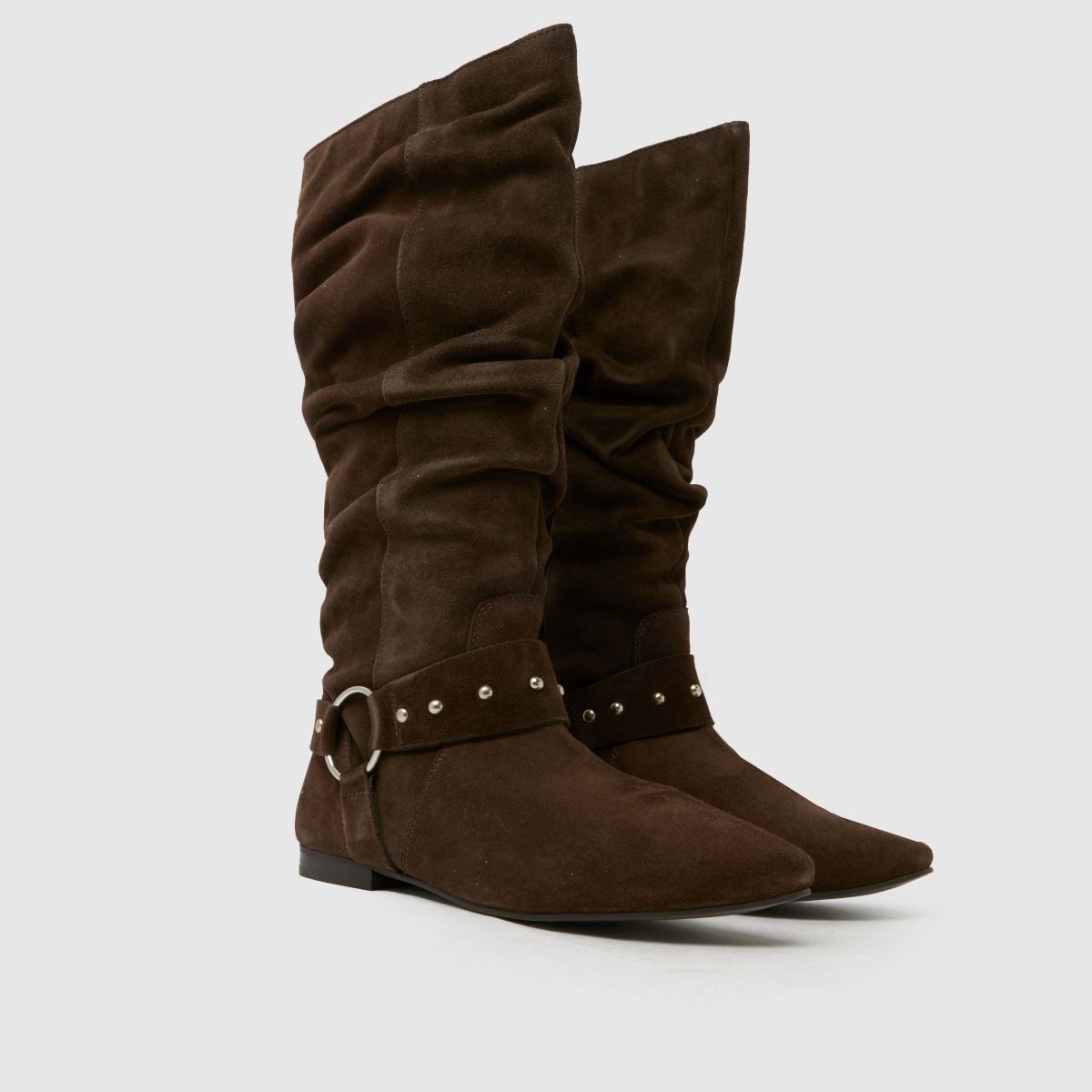 schuh Dallis Suede Stud Pixie in Brown schuh Dallis Suede Stud Pixie 8
