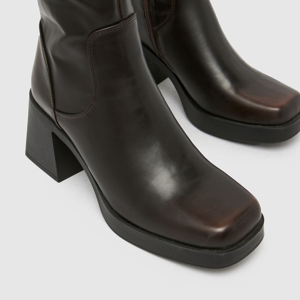 schuh Doja Platform Knee High in Brown schuh Doja Platform Knee High 4