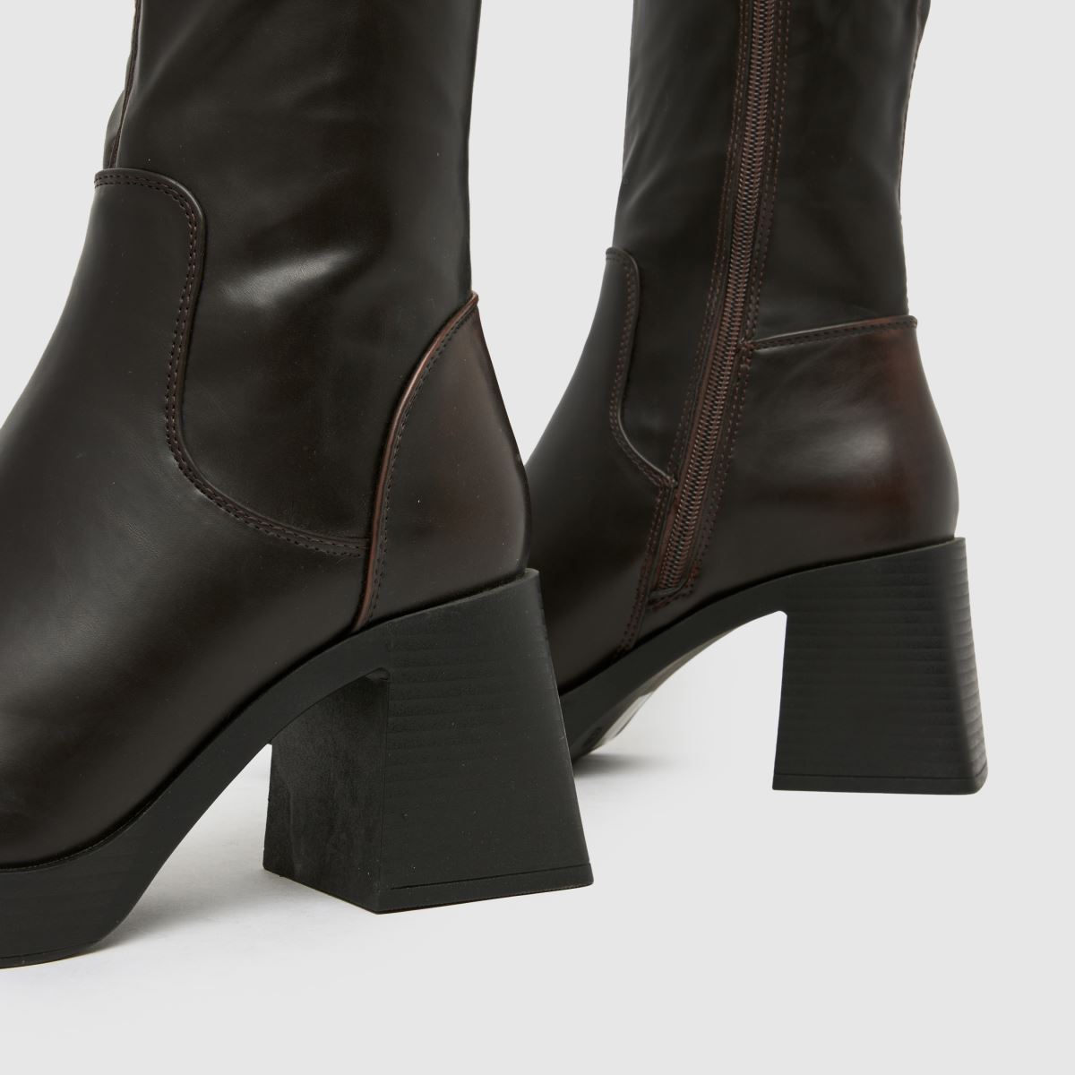 schuh Doja Platform Knee High in Brown schuh Doja Platform Knee High 7