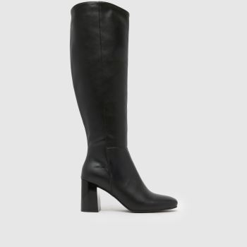 schuh Black Devlin Knee High Womens Boots
