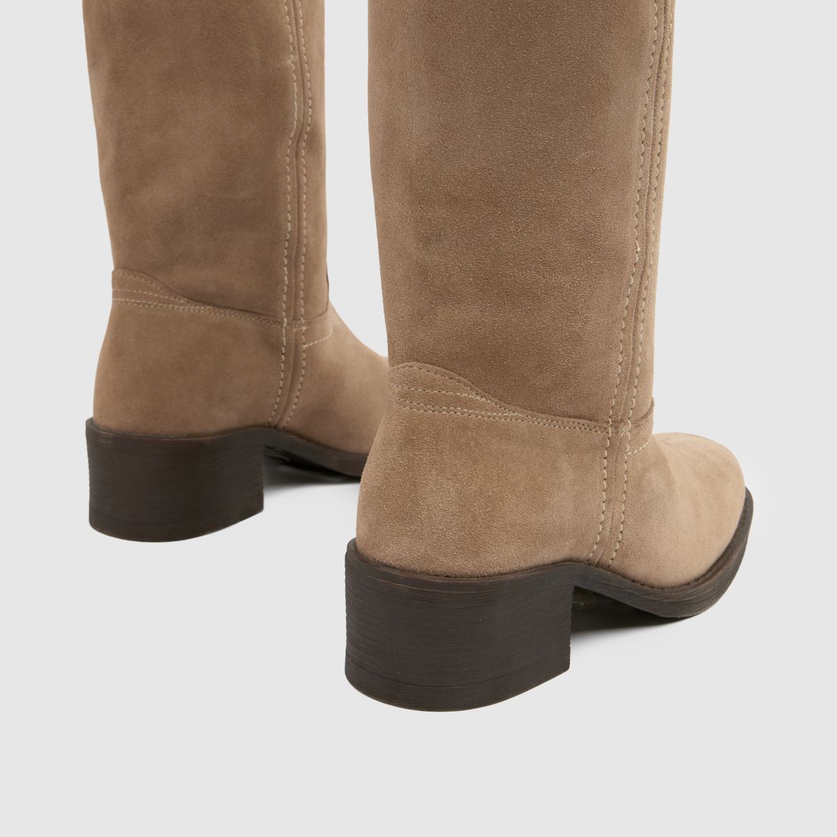 schuh Damari Suede Pull On Boots in Taupe schuh Damari Suede Pull On Boots in Taupe