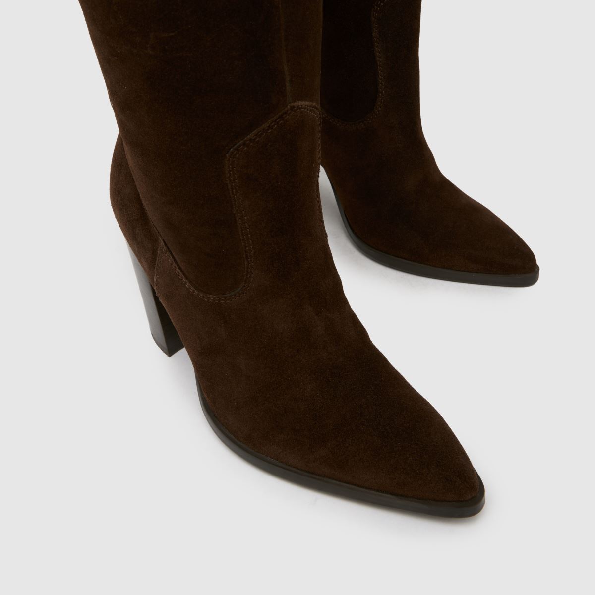 schuh Doreen Suede Western in Brown schuh Doreen Suede Western 4