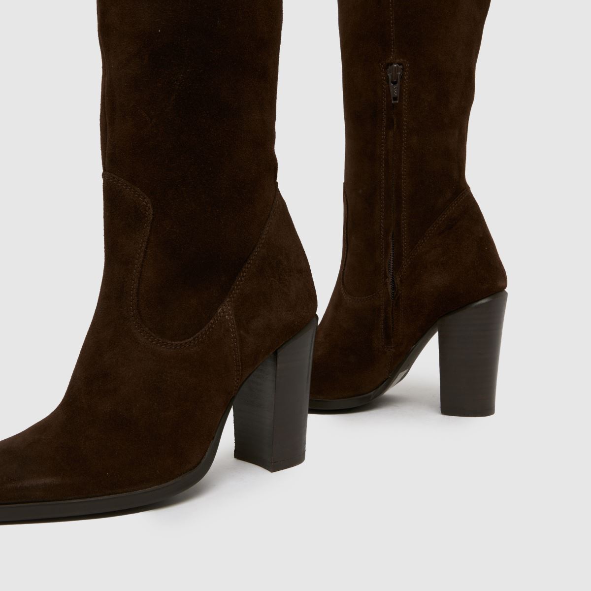 schuh Doreen Suede Western in Brown schuh Doreen Suede Western 7