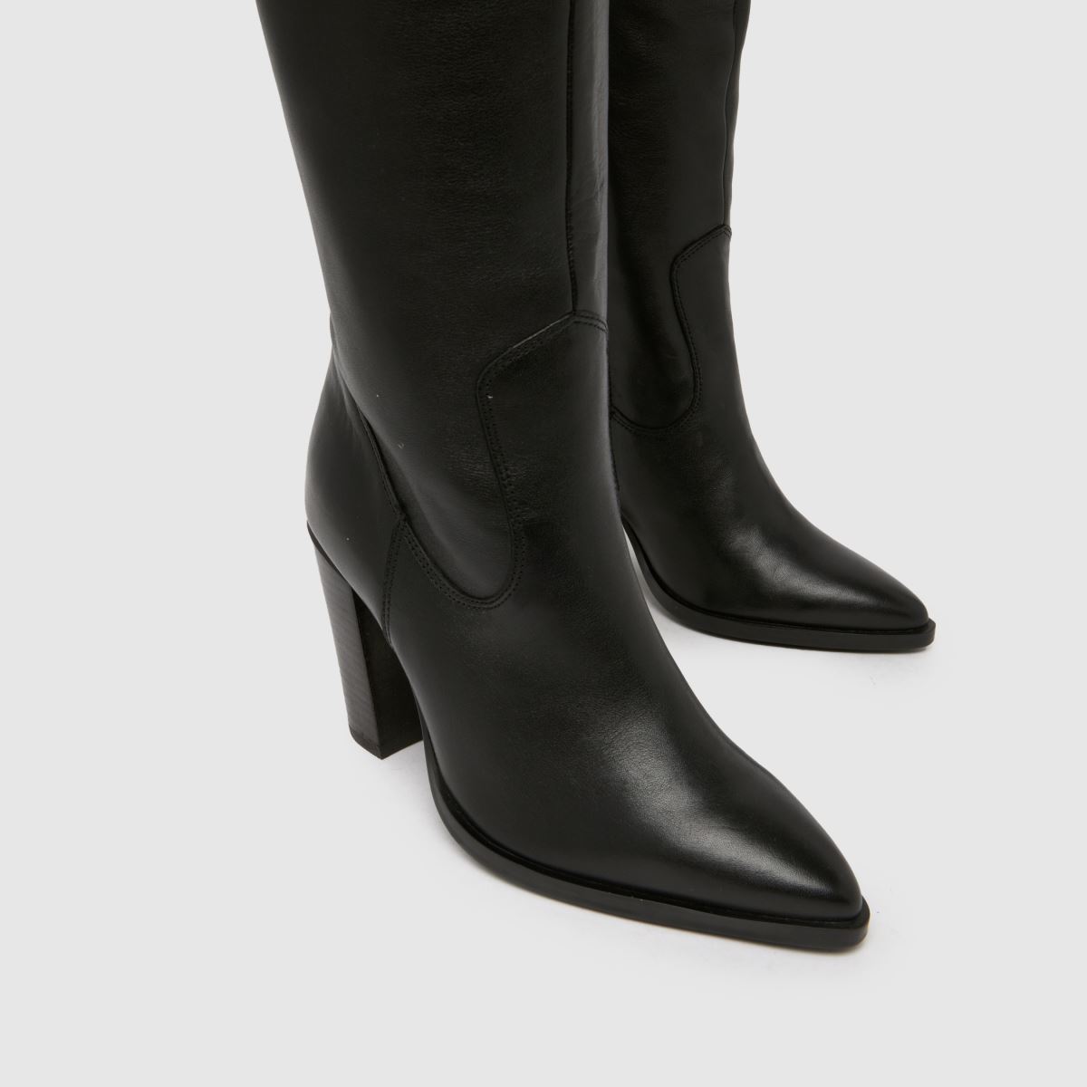 schuh Doreen Leather Western in Black schuh Doreen Leather Western 4